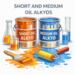 Short and medium oil alkyds